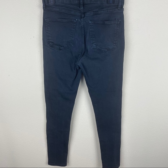 TOPSHOP Moto Jamie High Rise Black Jeans 30 x 32 - Picture 2 of 6